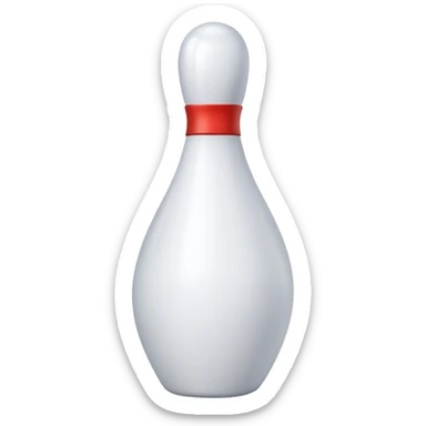 a bowling pin sticker