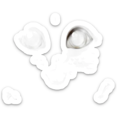 Cute cat smiling and eyes look at righ sticker