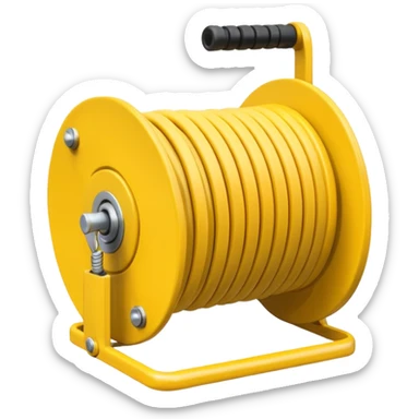 concert Cable reels yellow sticker
