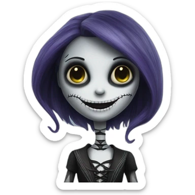 realistic Jack Sally from the Avatar films sticker