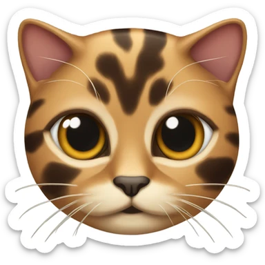 tortishell cat  sticker