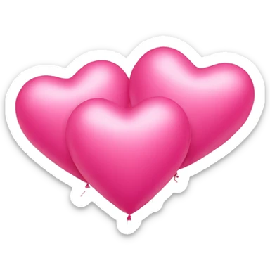 heart shaped balloons sticker