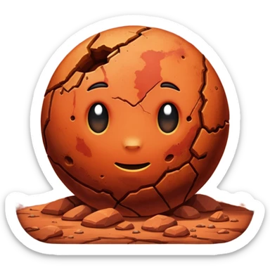 Mars sticker