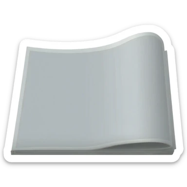 glossy magazine sticker