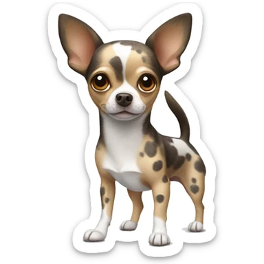 Speckled chihuahua  sticker