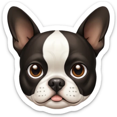 Boston terrier sticker