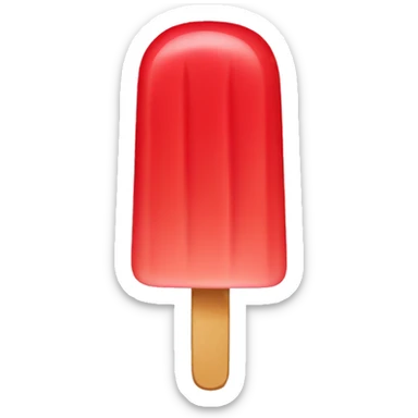 red ice pop sticker