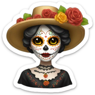 catrina sticker