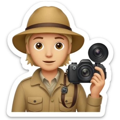
wild life photographer sticker