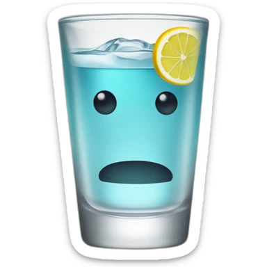 gin shotglass sticker