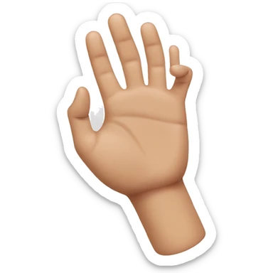 Fingers tapping  sticker