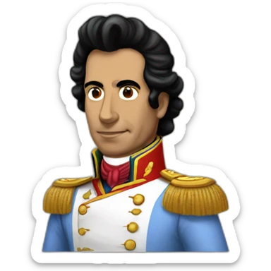 simón bolívar sticker