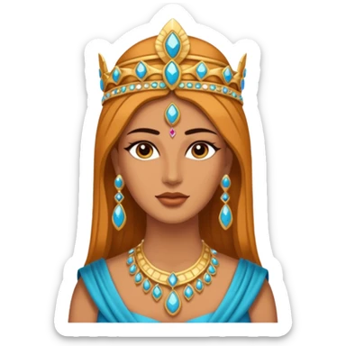 una diosa de la época púnica, de alto rango sticker