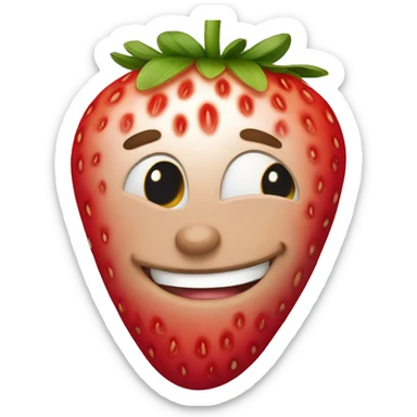 Strawberry co sticker