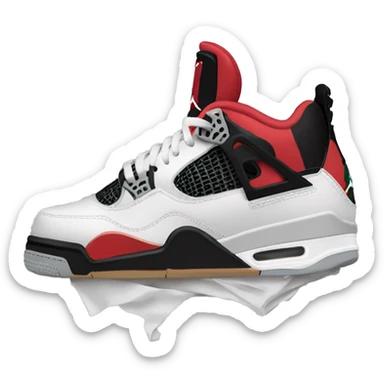 Jordan 4s sticker