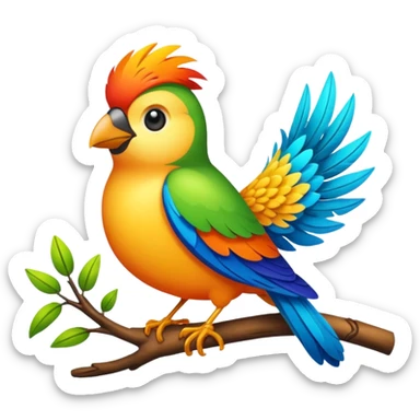 vild bird sticker