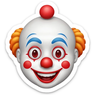 clown emoji sticker