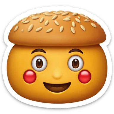 Una manciata di semi di sesamo sticker