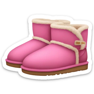 Pink Ugg slippers sticker
