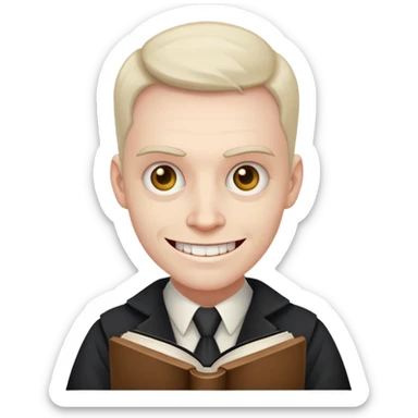 Me Carew creepy math teacher  sticker