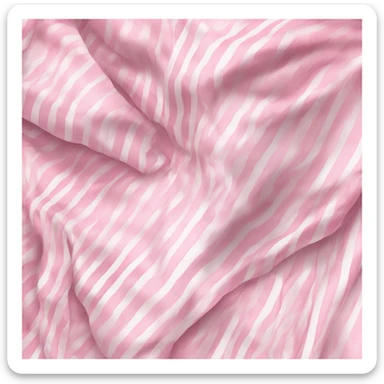 Victorias secret robe baby pink with white stripes silk sticker