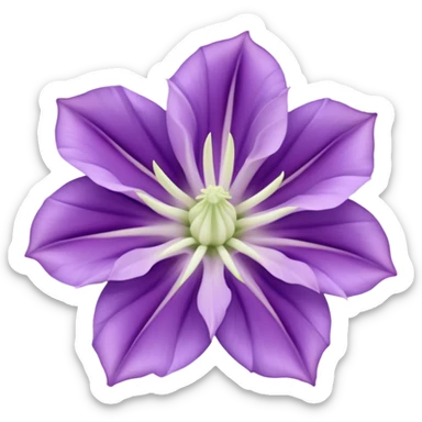 Datura violet colour like real flower small tiny sticker