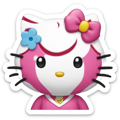 Hello-kitty hello-kitty sticker