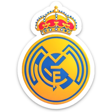 Real Madrid logo sticker