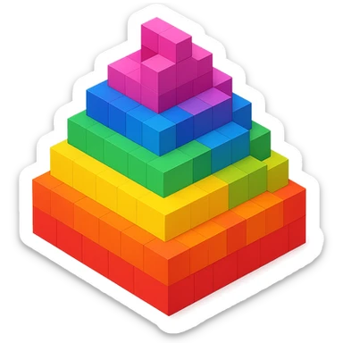 Poo rainbow  sticker