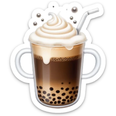 make a cup of coffee like this 🧋 sticker