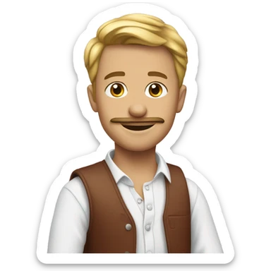 Une beau garçons  sticker