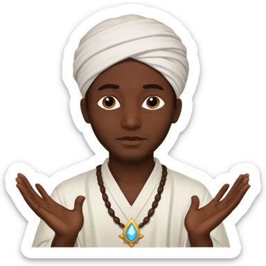 man spiritual healer sticker