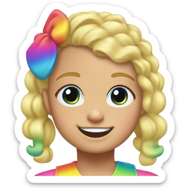 Jojo Siwa rainbow sticker