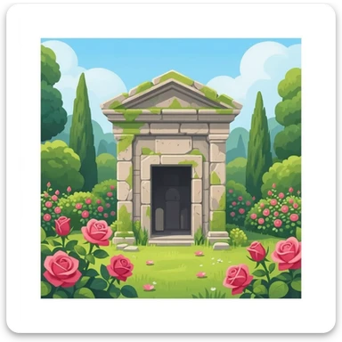 garden tomb sticker