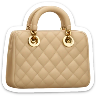 Beige chanel bag sticker