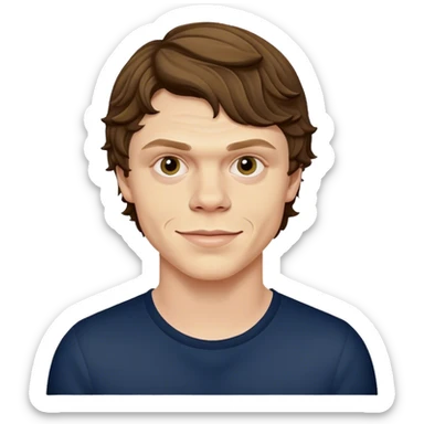evan peters dimples sticker
