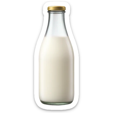Bottle milk sticker