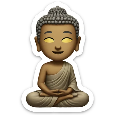 Buddha sticker