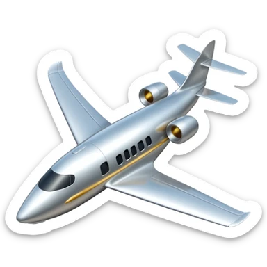 travel item aeroplane sticker