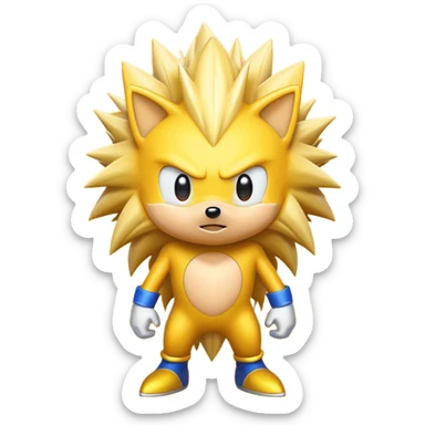 Super Sonic sticker