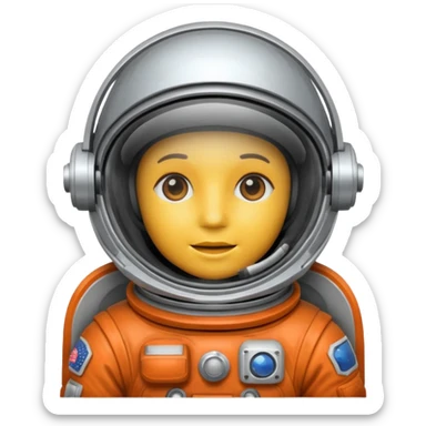 Astronaut helmet Large sticker