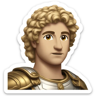 Alexander the great hellas sticker