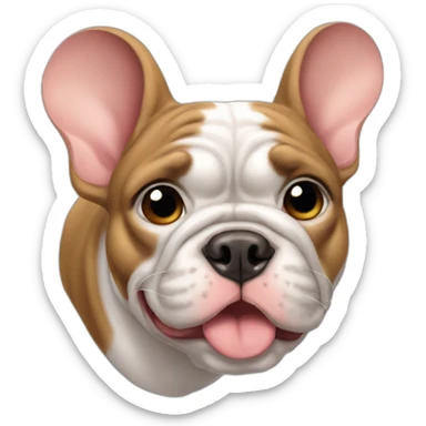 Mouse France-BullDog sticker