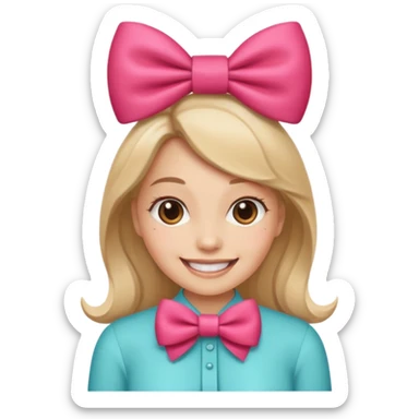 Moño coquet  sticker