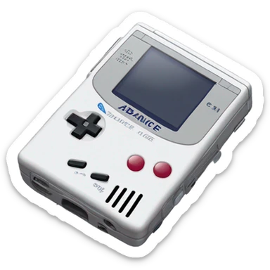 Gameboy-advance-SP-high-quality-detailed sticker