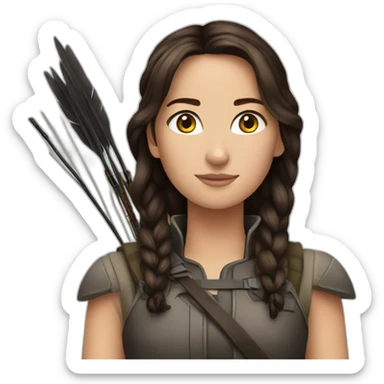 Katniss sticker