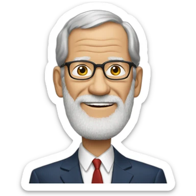 David letterman  sticker