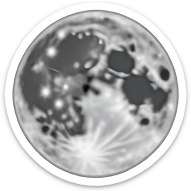 moon sticker