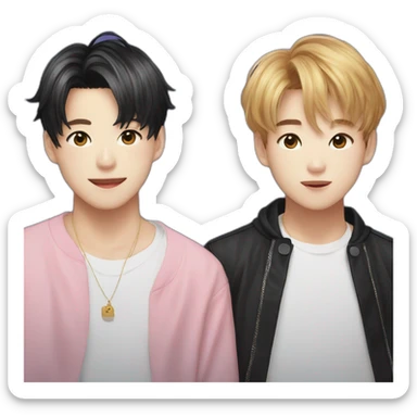 Jungkook and jimin sticker