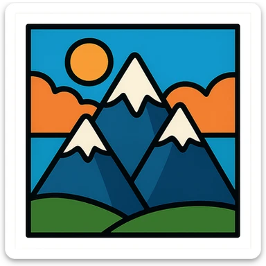 little alchemy style icon
subject: mountain
border: medium-black sticker